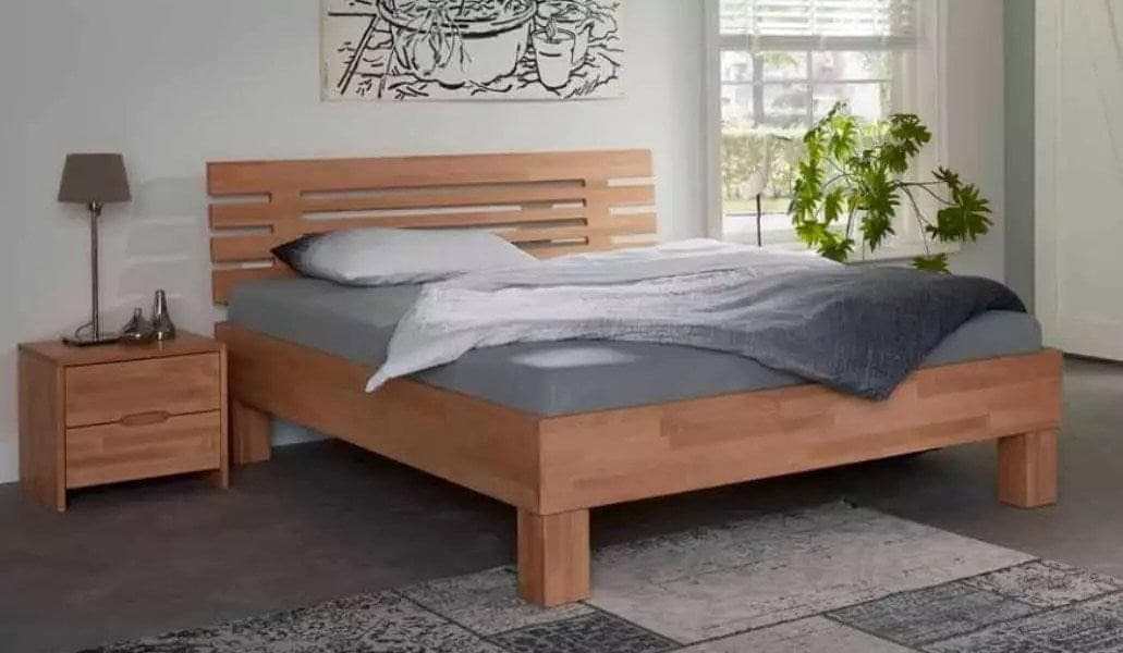 Massivholzbett Basic 02