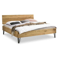 Wildeiche Massivholzbett Premium 04